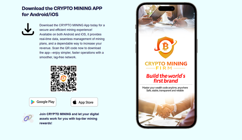CRYPTO MINING FIRM platform, provides free experience of cloud mining to make money for DOGE, XRP, BTC, ETH and other cryptocurrency enthusiasts around the world. #BTC #XRP #DOGE