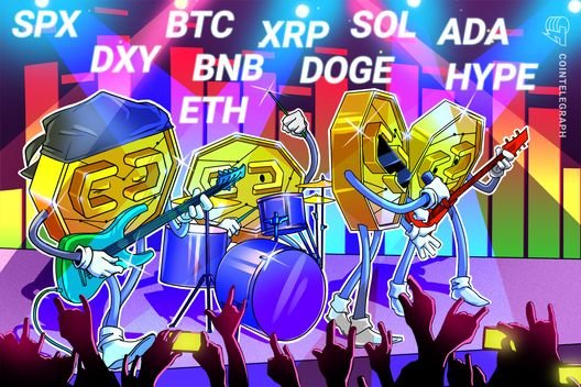 Price predictions 7/7: SPX, DXY, BTC, ETH, XRP, BNB, SOL, DOGE, ADA, HYPE
