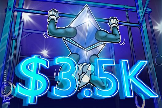 Ethereum looks to break $3,500 as RSI ‘buy signal’ targets $10K ETH price