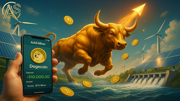Bitcoin Mining Redefining: Using Dogecoin (DOGE) to drive BTC mining machines in AAS Miner to achieve safe, fast, sustainable and profitable digital wealth