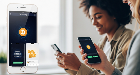 From sign-up bonuses to daily Bitcoin rewards: EarnMining’s app makes crypto cloud mining easy