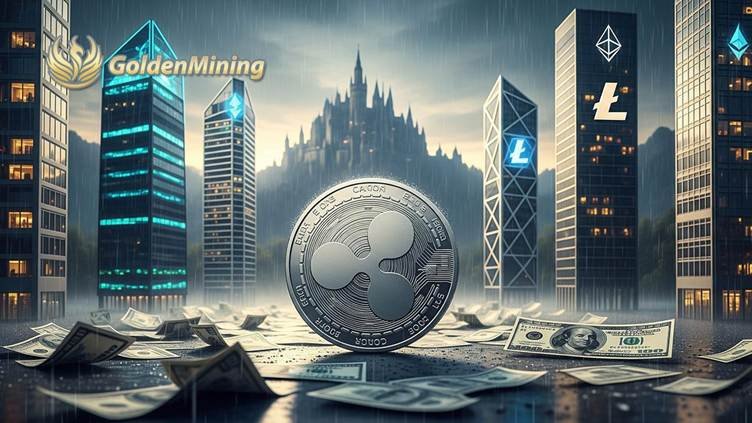 GoldenMining integrates into the XRP blockchain to improve cloud mining settlement speed and revenue