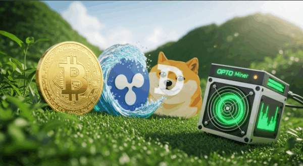 OPTO launches cloud mining mobile app as XRP, Dogecoin, and SOL holders seek passive income