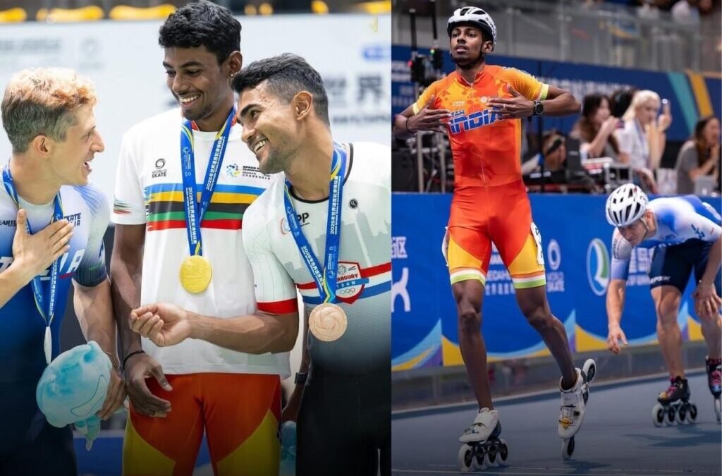 Anandkumar Velkumar 22 Year Old Wins India’s First-Ever Gold at the Speed Skating World Championships