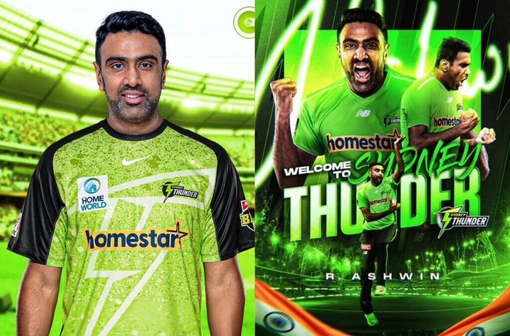 Official: R Ashwin Signs for Sydney Thunder and Becomes First Indian to Play in Big Bash League