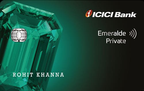 Credit Card -  ICICI Emeralde Private Metal - Image