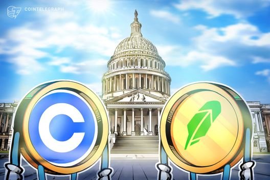 US government ‘tech force’ gets backup from Coinbase, Robinhood