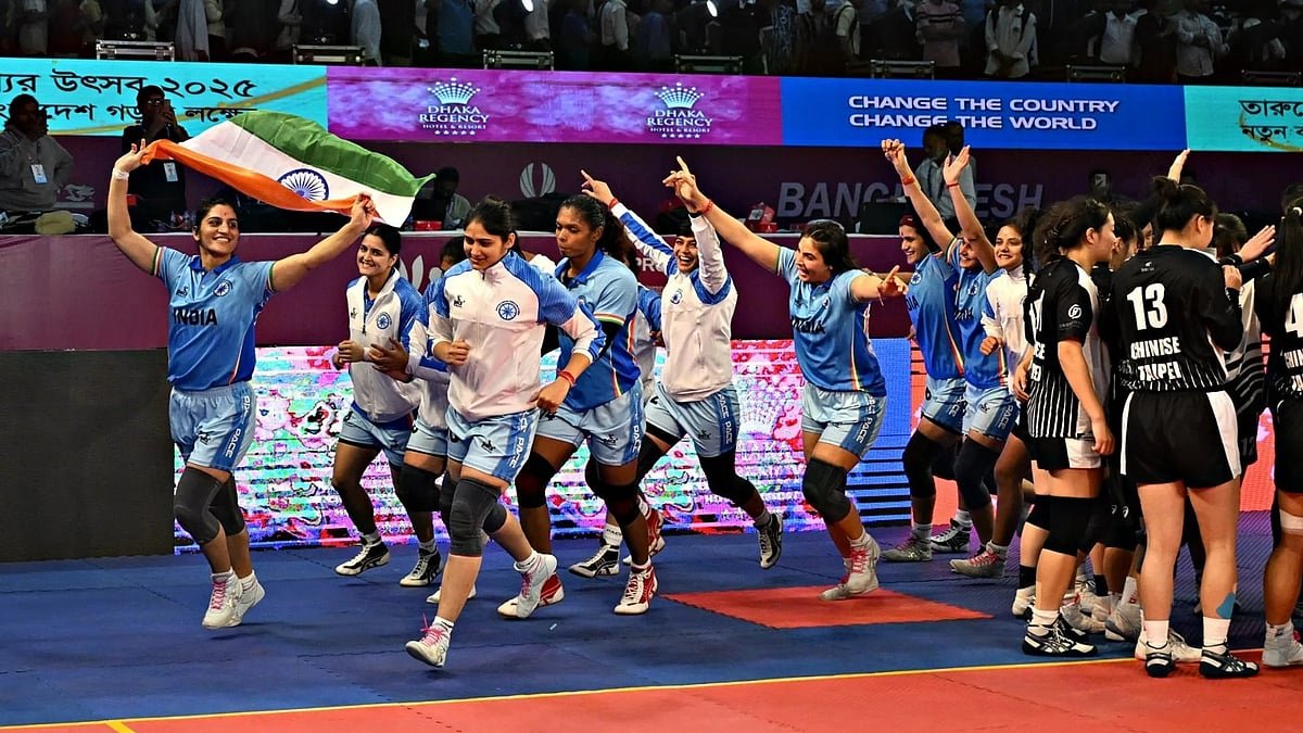The Indian women's kabaddi team 