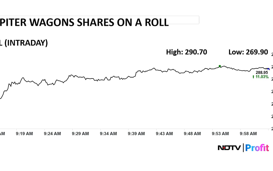 Jupiter Wagons Share Price Jumps 11% After Promoter Buys Stake Worth Rs 135 Crore
