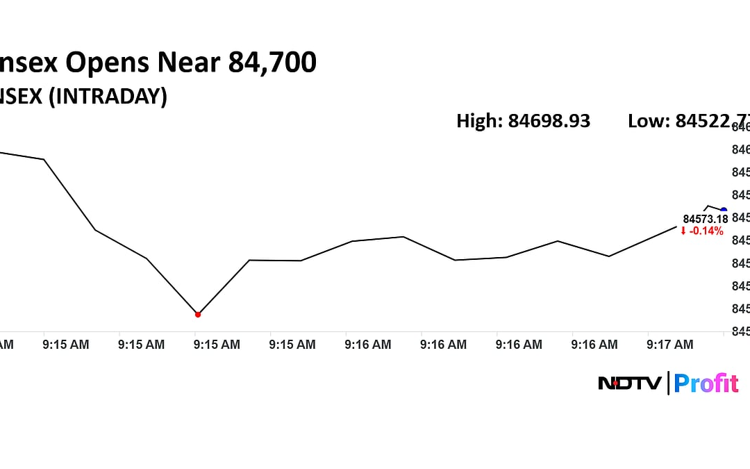 Stock Market LIVE: Nifty, Sensex Trade Lower At Open; Realty Leads Sectoral Losers
