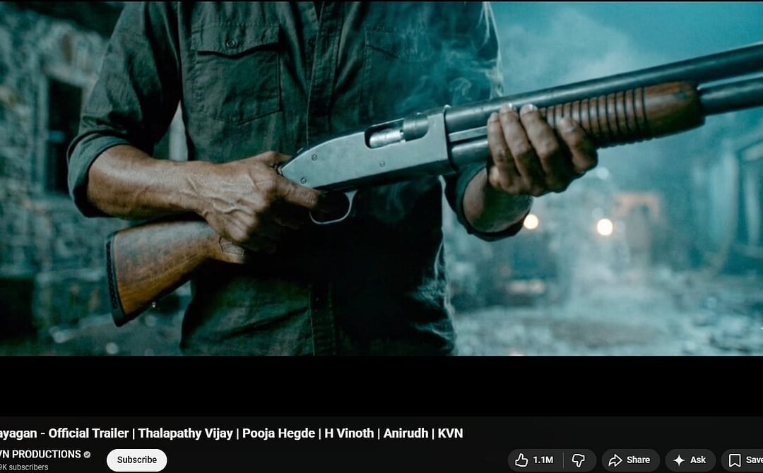 Vijay’s Jana Nayagan Trailer Draws Laughs Online After Google Gemini Watermark Blunder