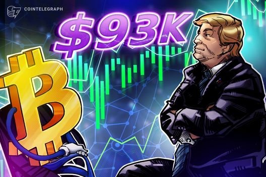 Trump threatens military operation in Colombia as Bitcoin rises to $93K