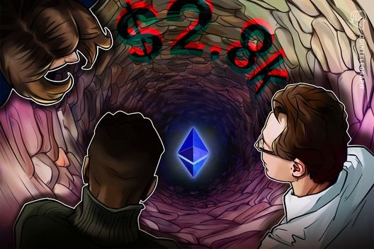 Ethereum loses $2.8K support as charts point to possible 22% downside