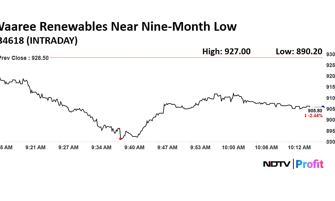 Stock Market Live Updates: Nifty Below 25,900, Sensex Falls 100 Points; IEX, Vodafone Idea Shares In Focus