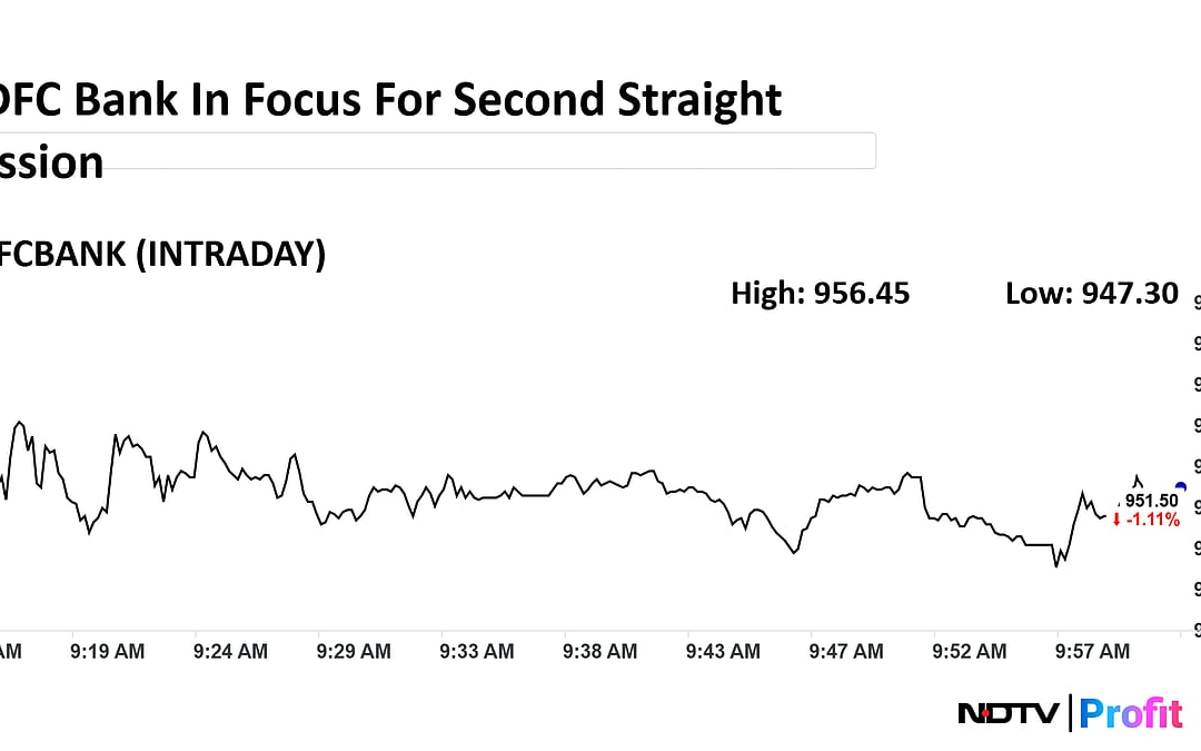 HDFC Bank Shares Trade At Three-Month Low — Here’s Why