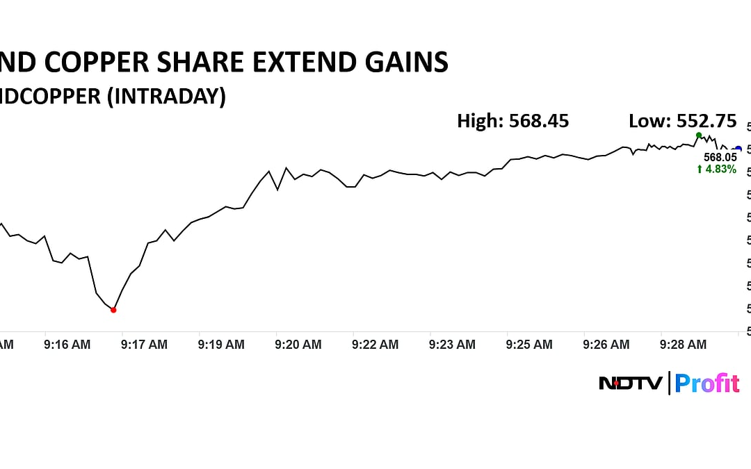 Hindustan Copper Shares Extend Gains As Shares Hit Nearly 16-Year High