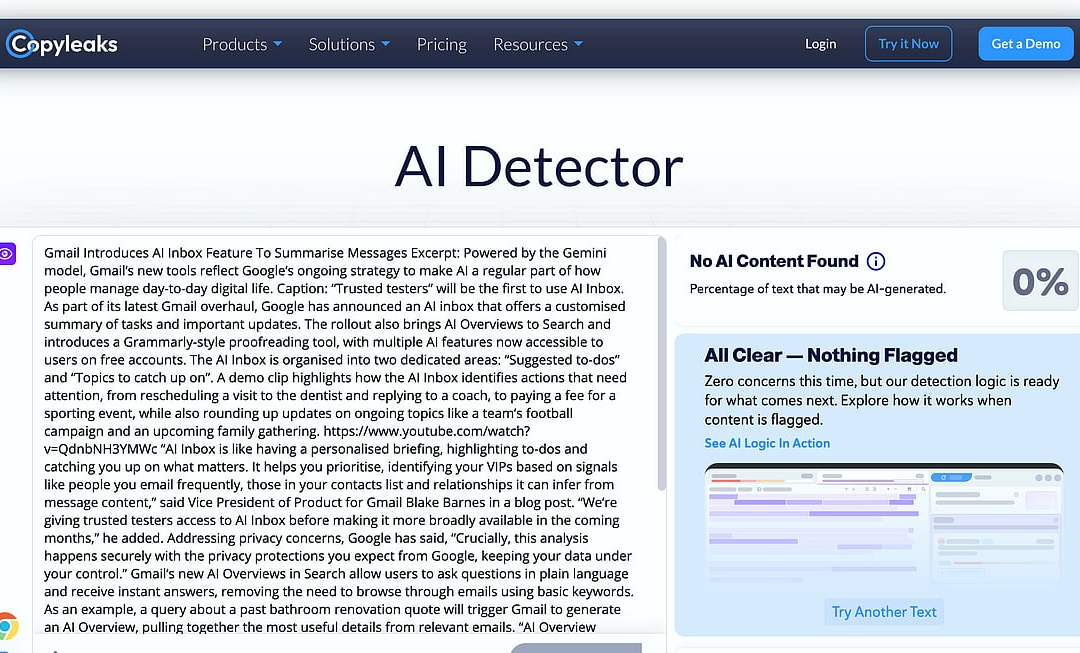 Gmail Introduces AI Inbox Feature To Summarise Messages