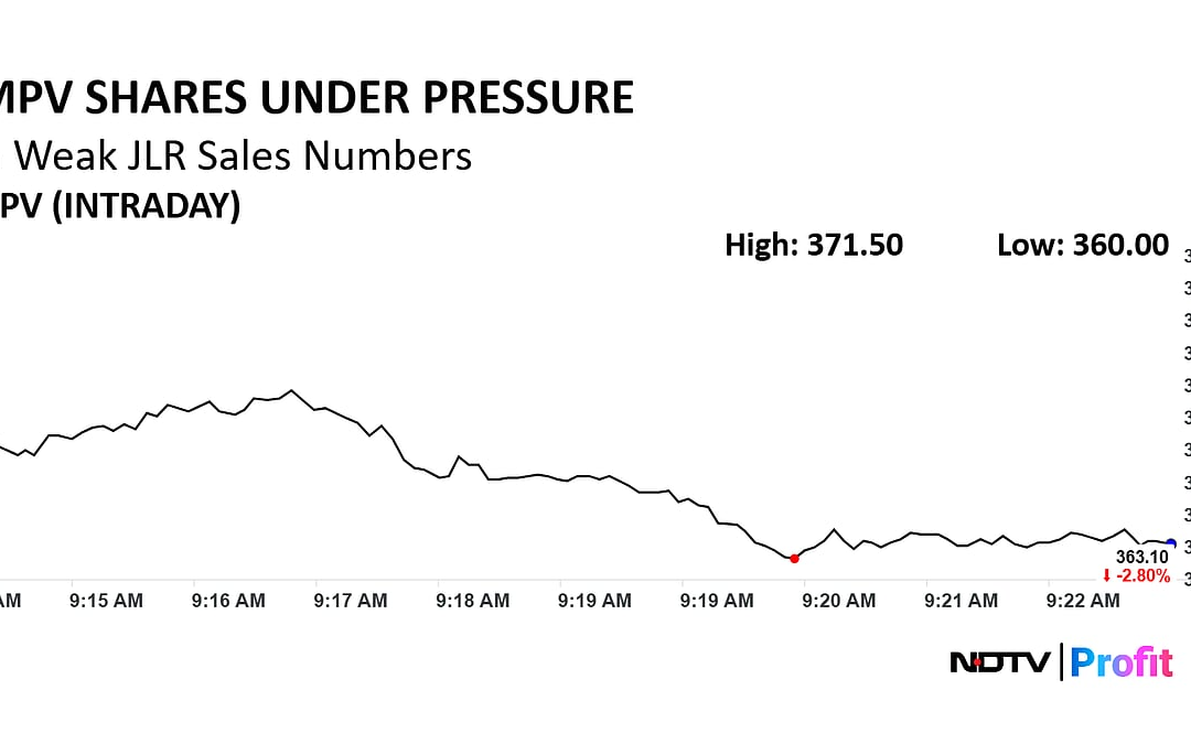 Tata Motors PV Shares Tumble After Weak JLR Sales Data — Details Inside