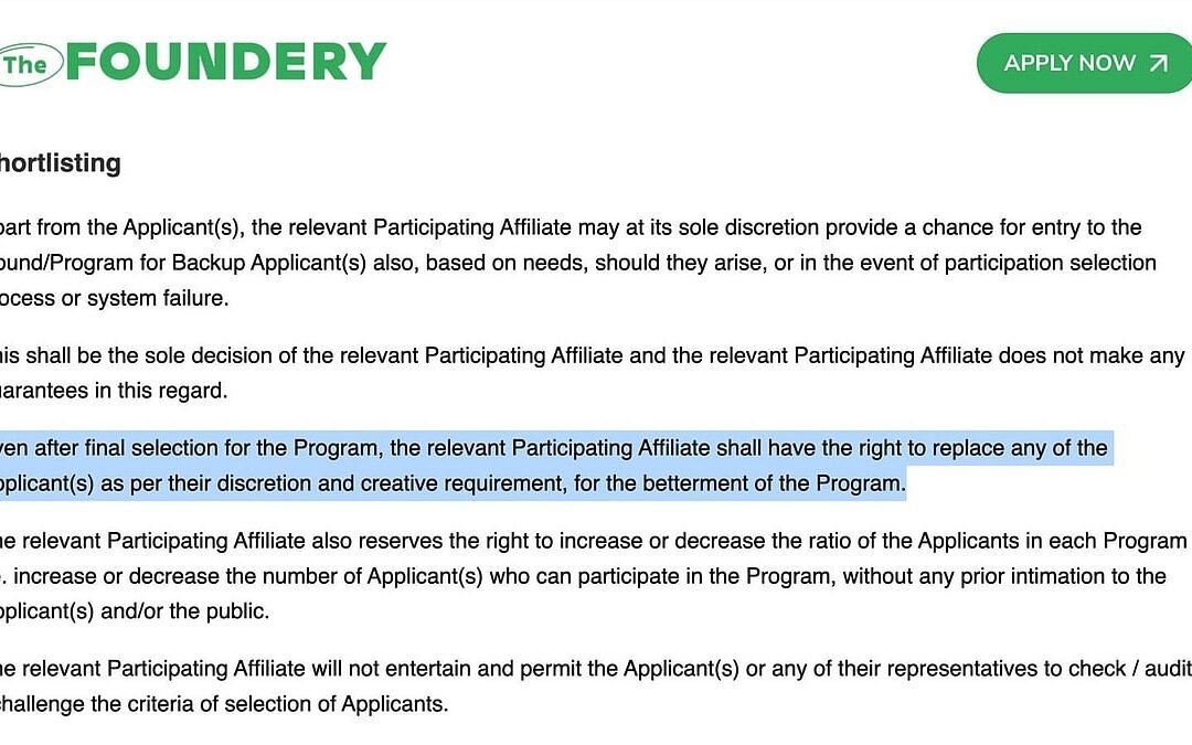 The Foundery: What Founders Should Know Before Applying To Kamath And Biyani’s Venture