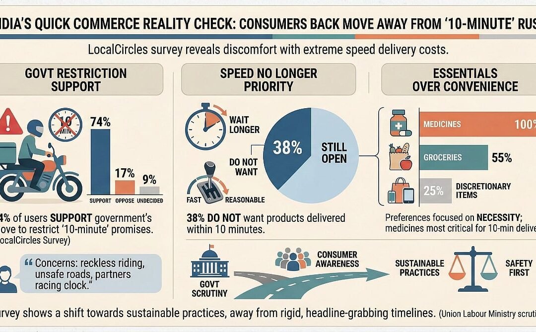 10-Minute Delivery: Three In Four Quick Commerce Users Support Restriction