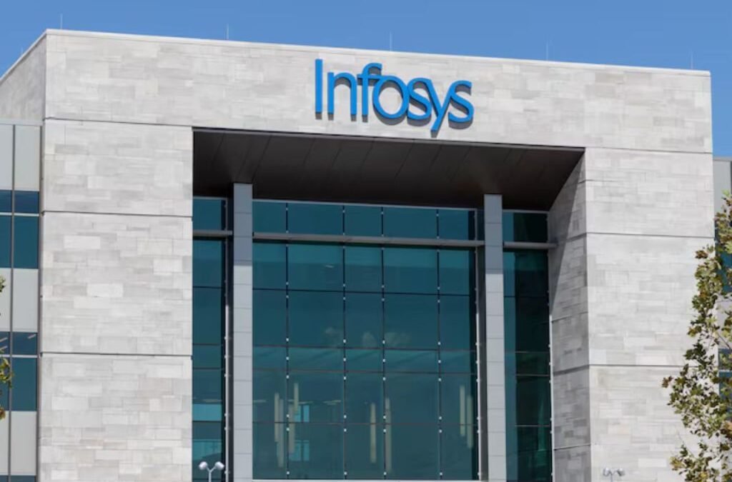 Why did Infosys profits decline despite an increase in revenues?
