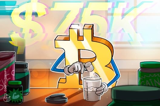 Bitcoin nears $75K as trader says BTC price squeeze