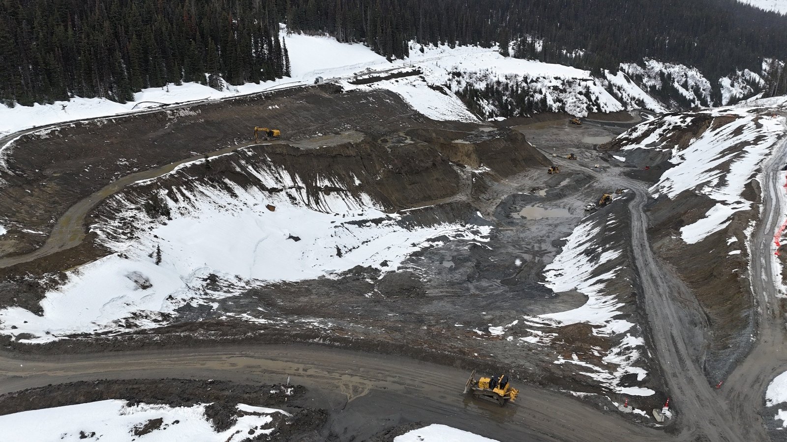 Figure 1: Waste rock storage facility (WRSF) aerial overview