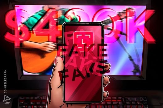 Musician loses $420K Bitcoin